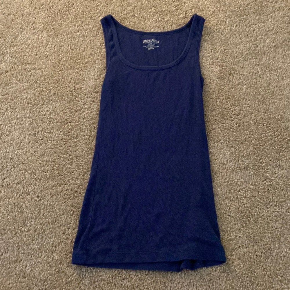 Xs navy tank top